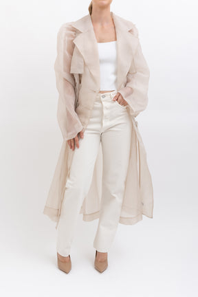 Roxanne Organza Trench Coat