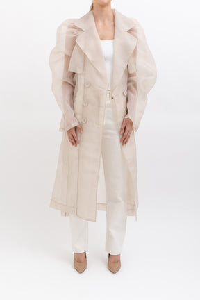 Roxanne Organza Trench Coat