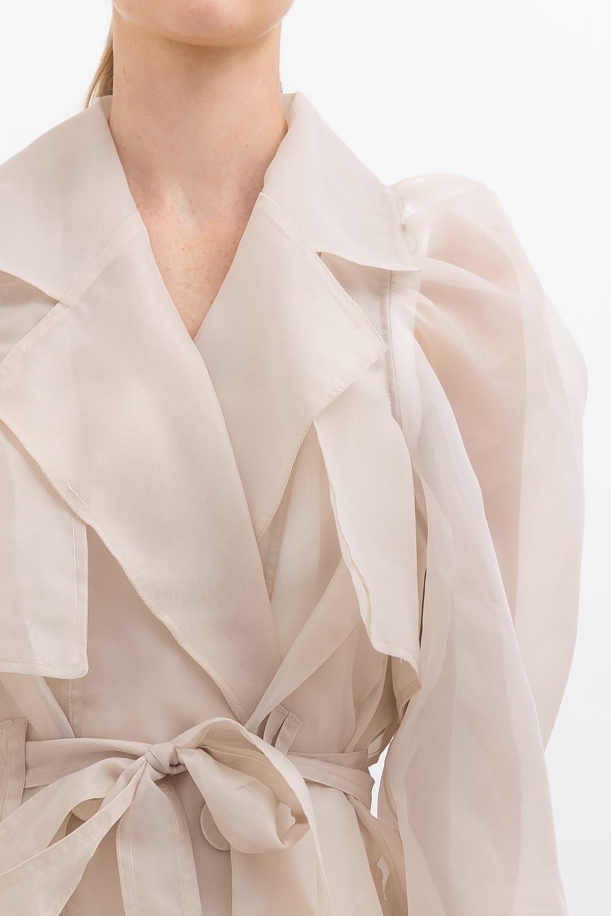 Roxanne Organza Trench Coat