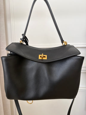 Balenciaga Small Black Rodeo Shoulder Bag