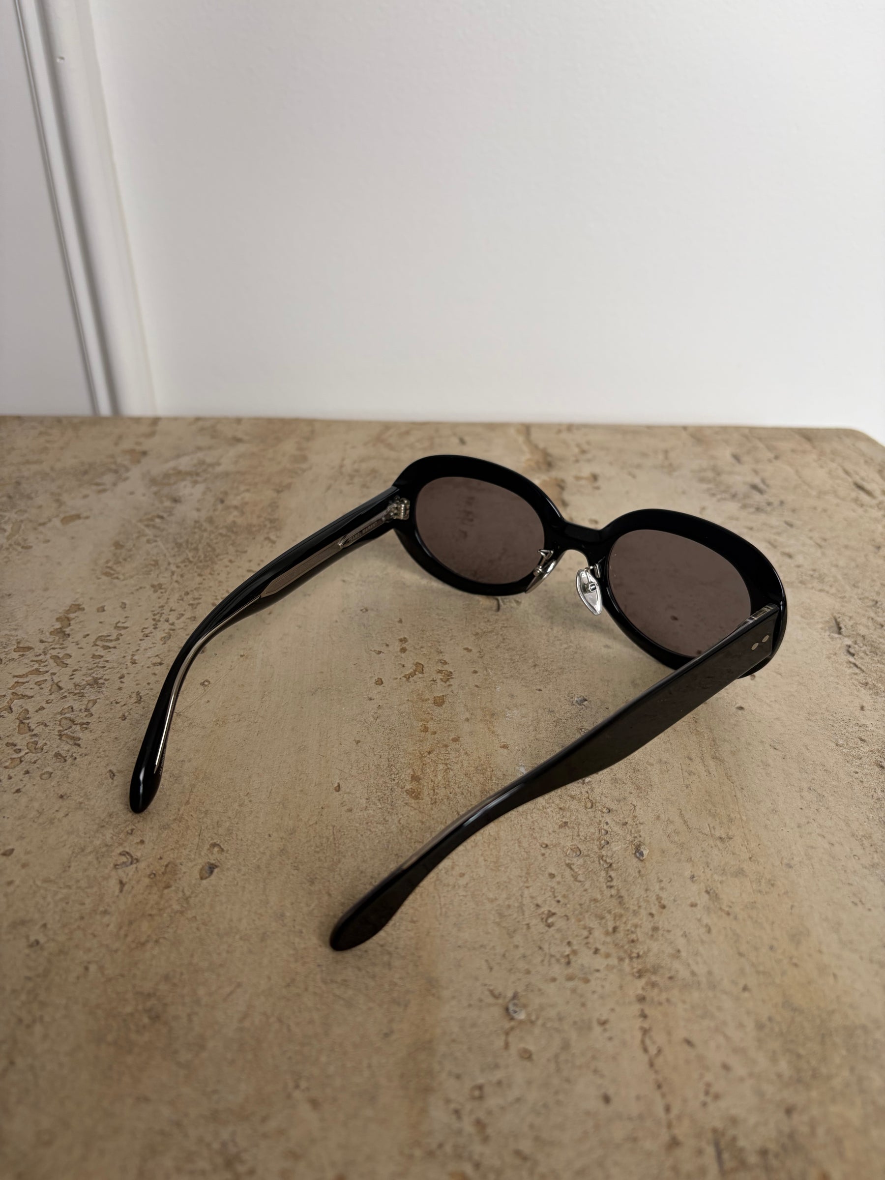Isabel Marant Black Oval Sunglasses