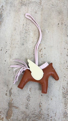 Hermès Gold, Rose Darling and Jaune Milton Rodeo Pegasus Charm