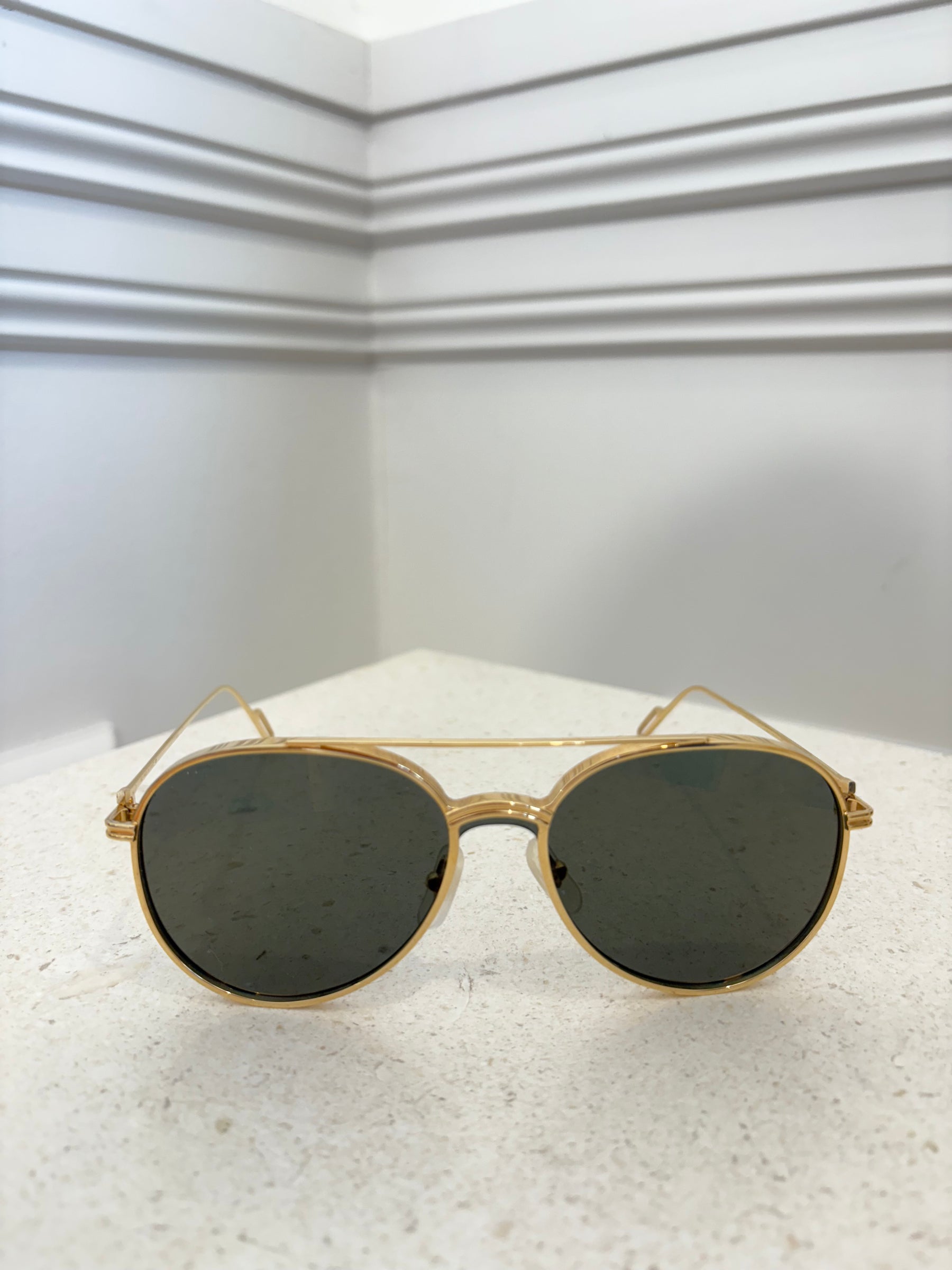 Cartier Gold Aviator Sunglasses