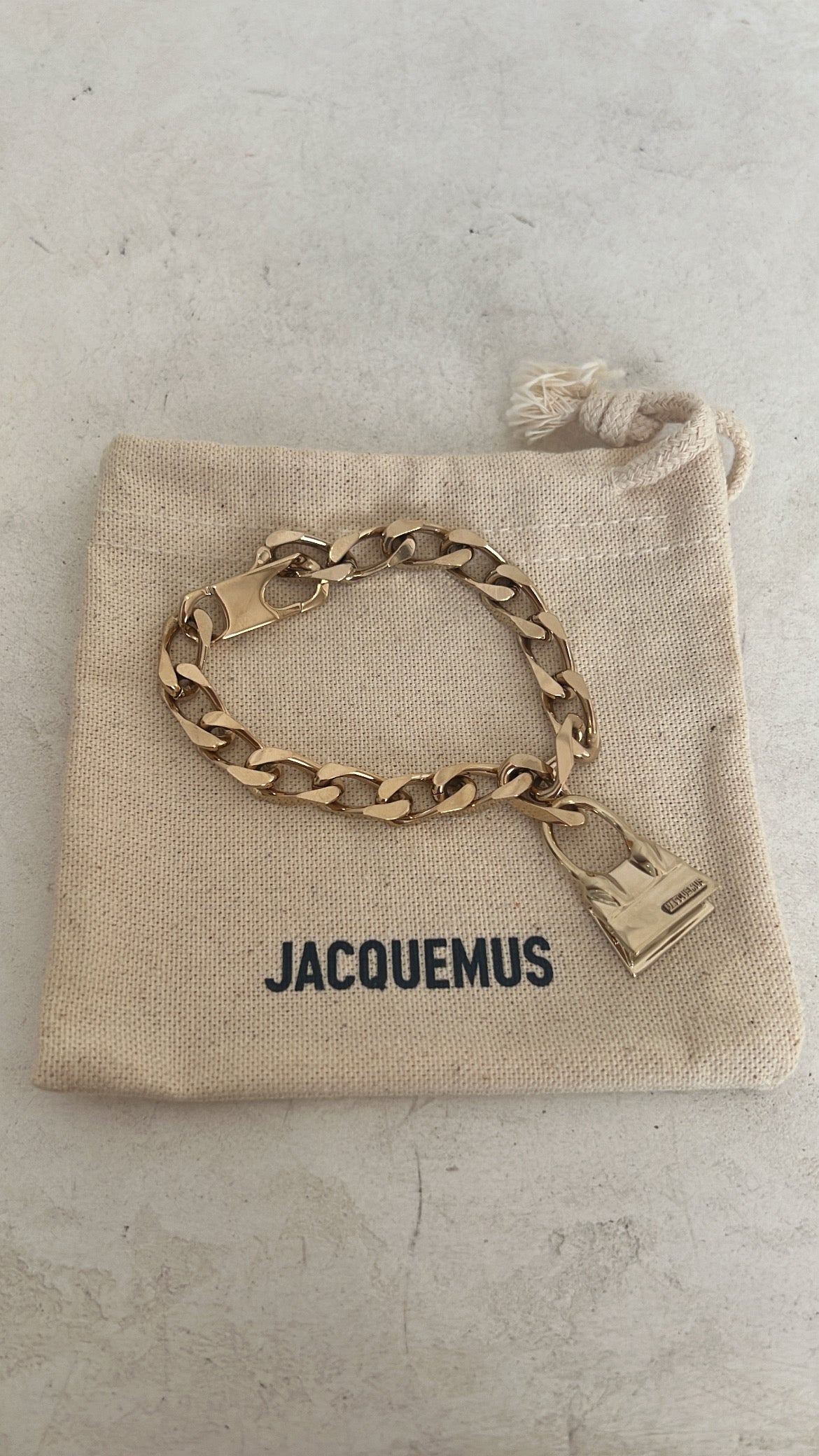 Jacquemus Gold La Gourmette Chiquito Bracelet