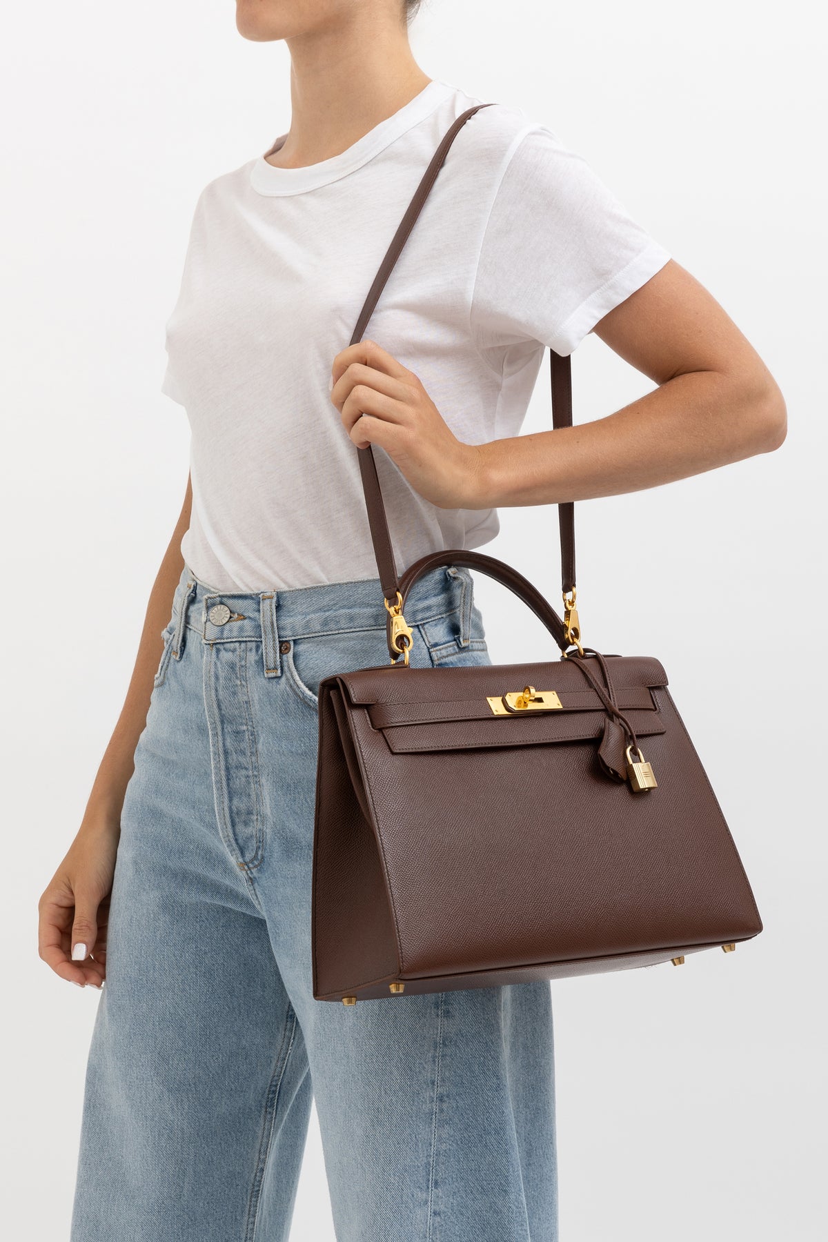 Havane Courchevel 32 Kelly Bag