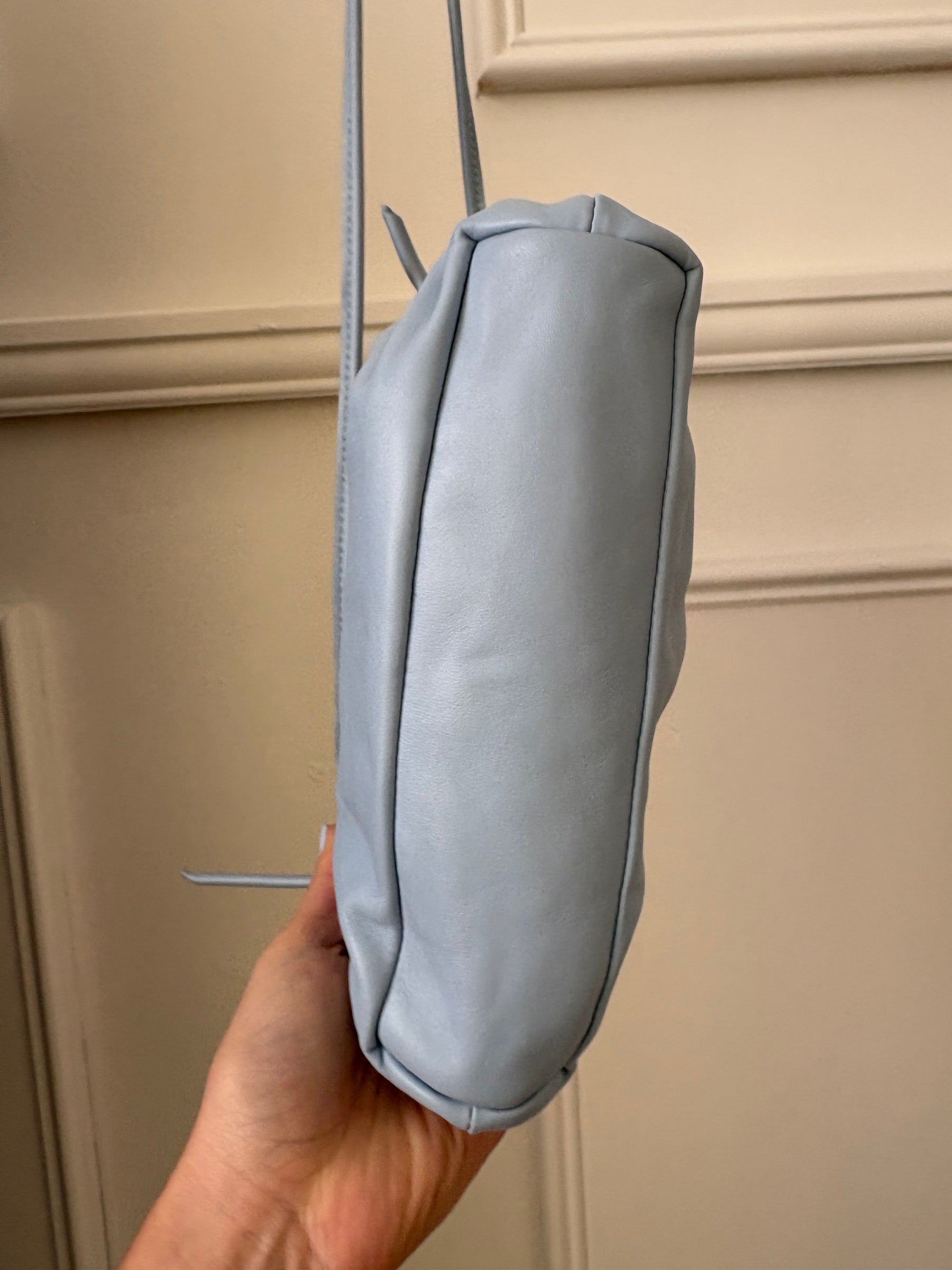 Mansur Gavriel BagsMini Cloud Clutch In Pale Blue