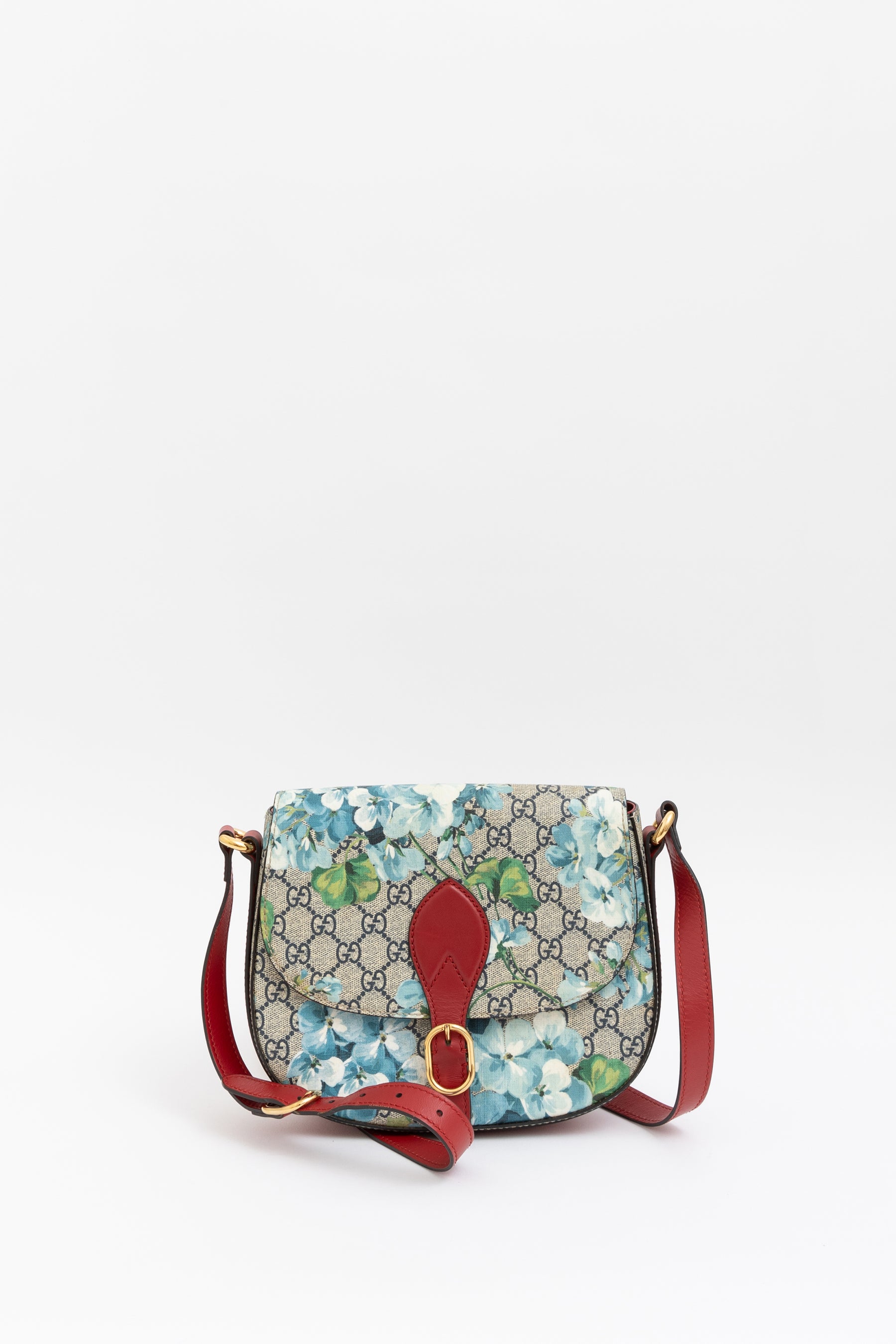 GG Blooms Small Flap Saddle Bag