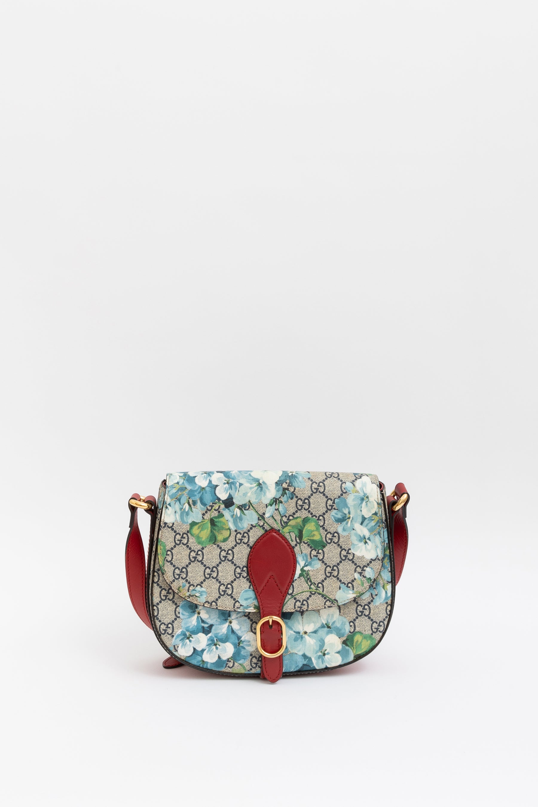 GG Blooms Small Flap Saddle Bag