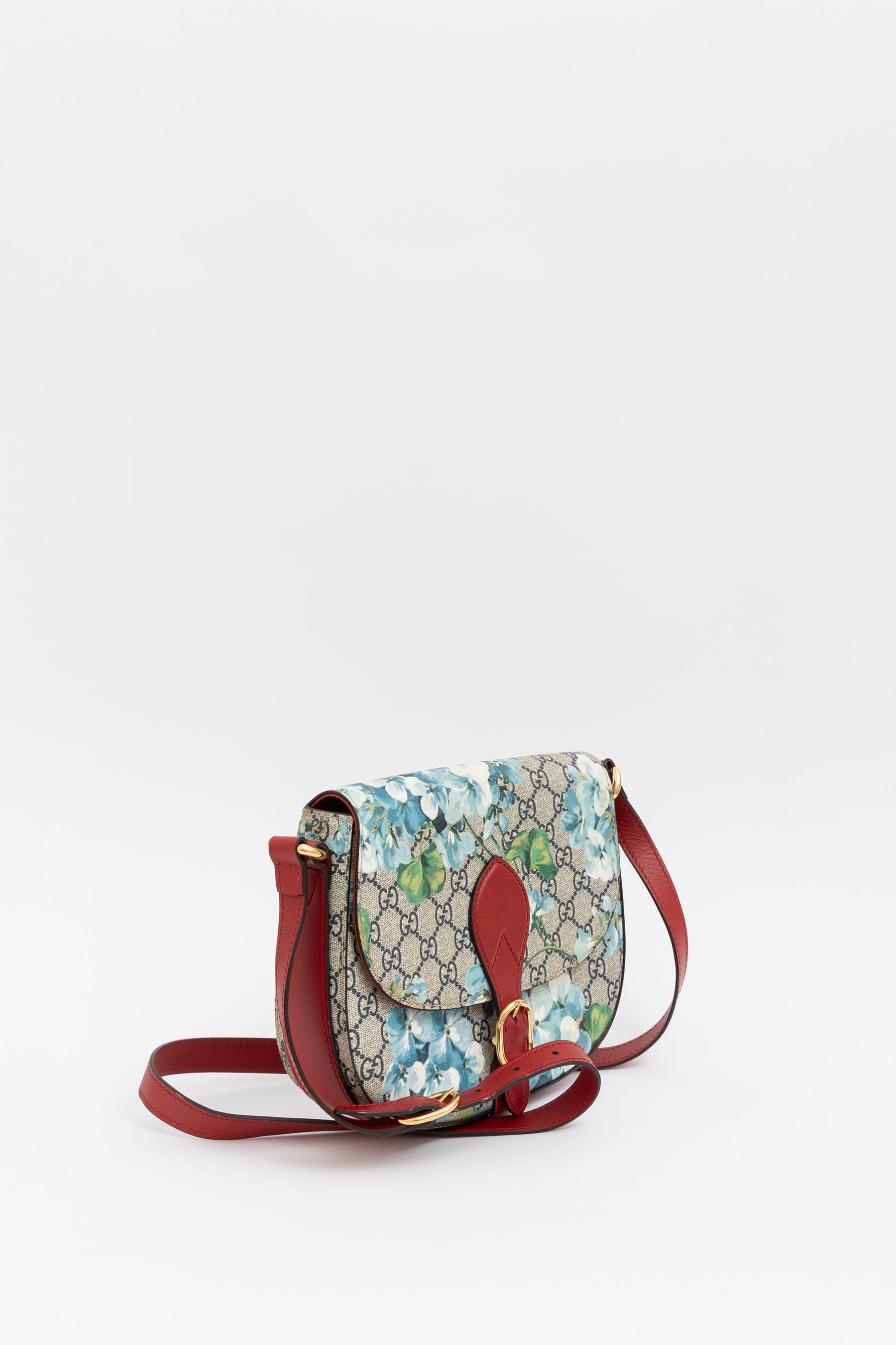 GG Blooms Small Flap Saddle Bag