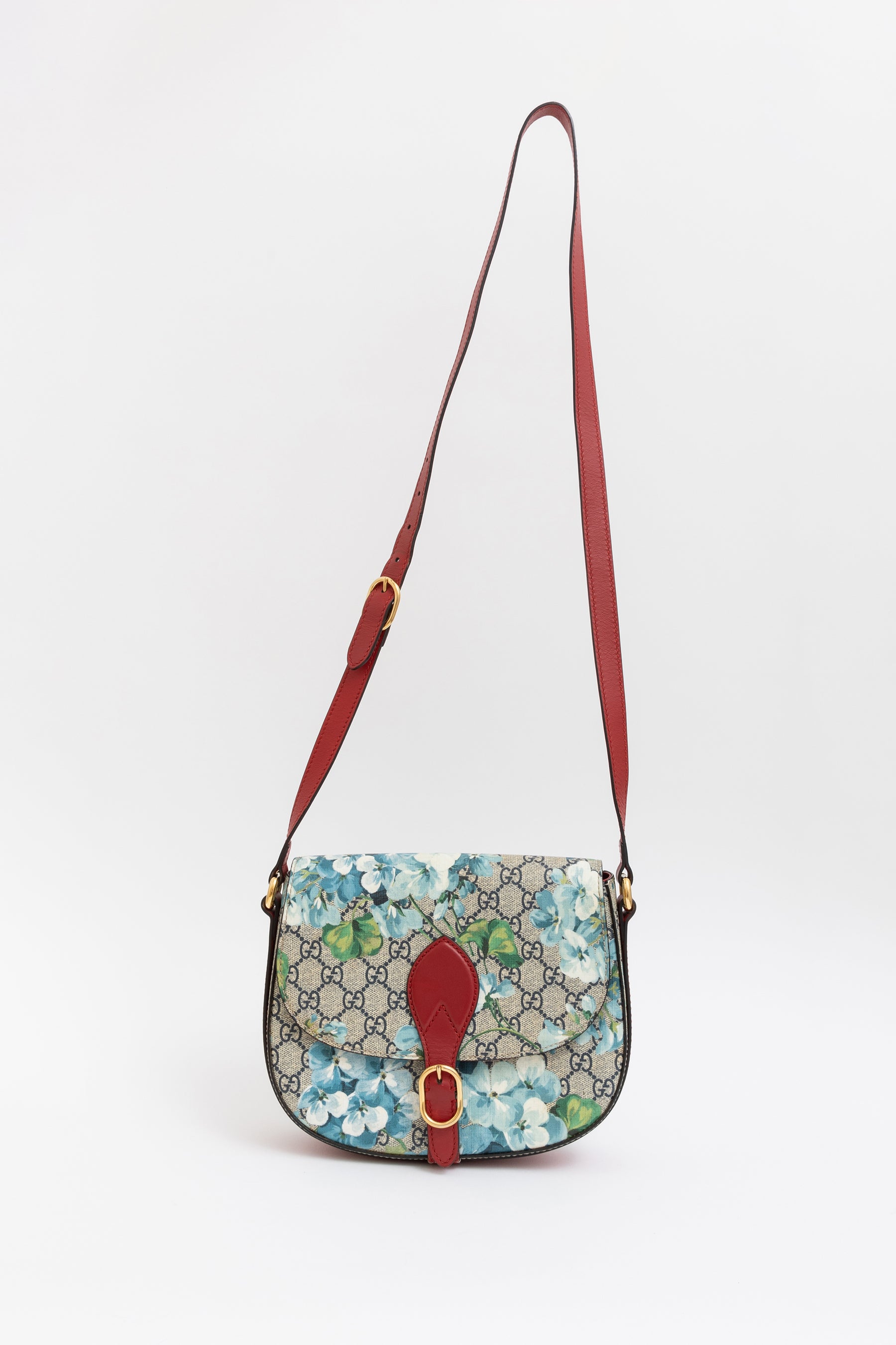 GG Blooms Small Flap Saddle Bag