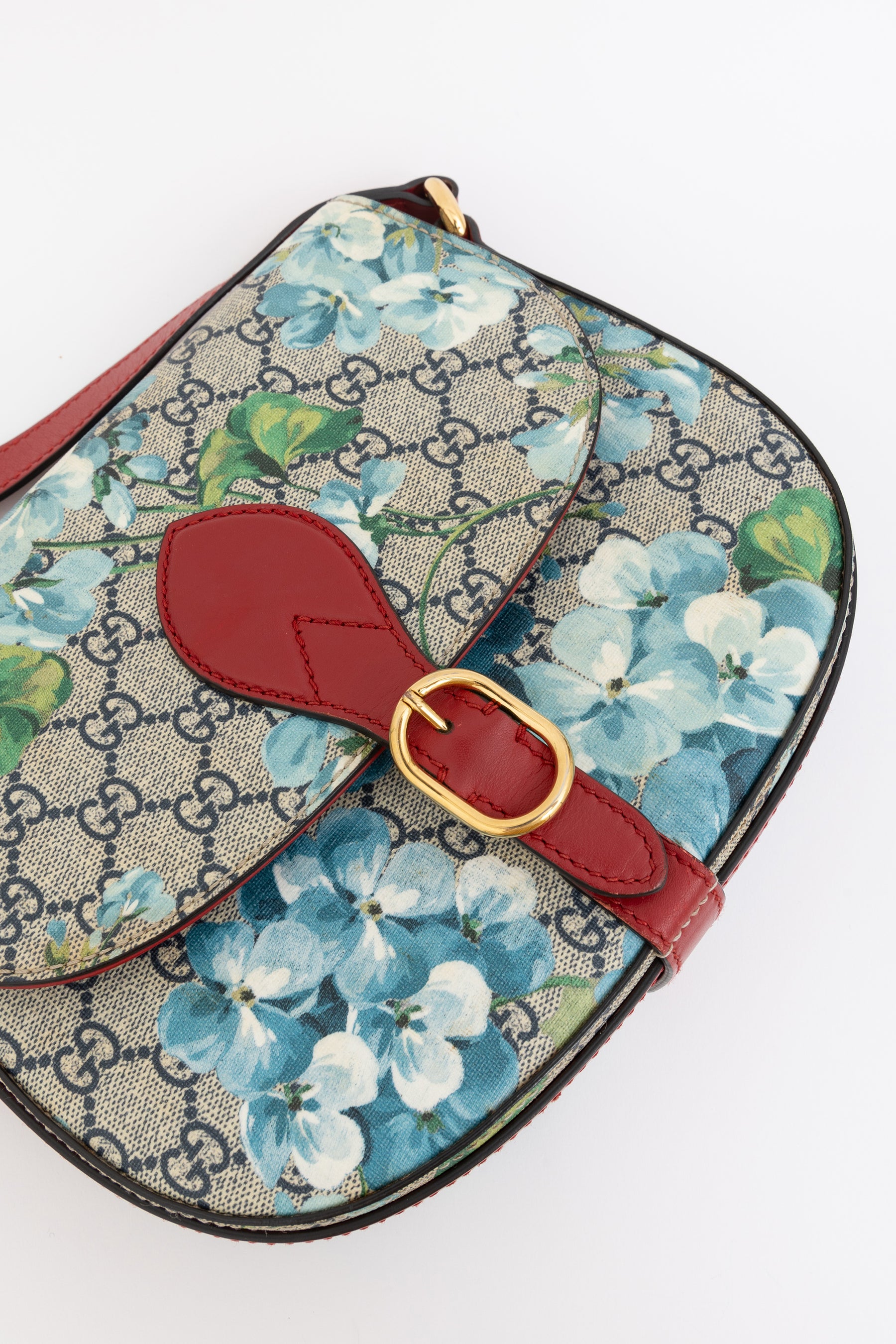 GG Blooms Small Flap Saddle Bag