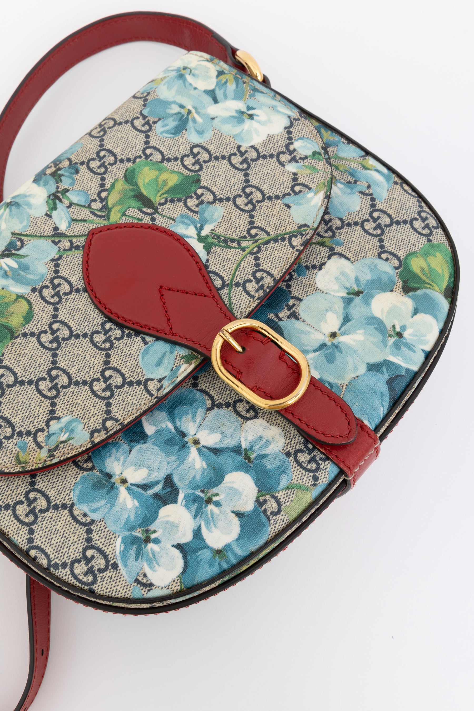 GG Blooms Small Flap Saddle Bag