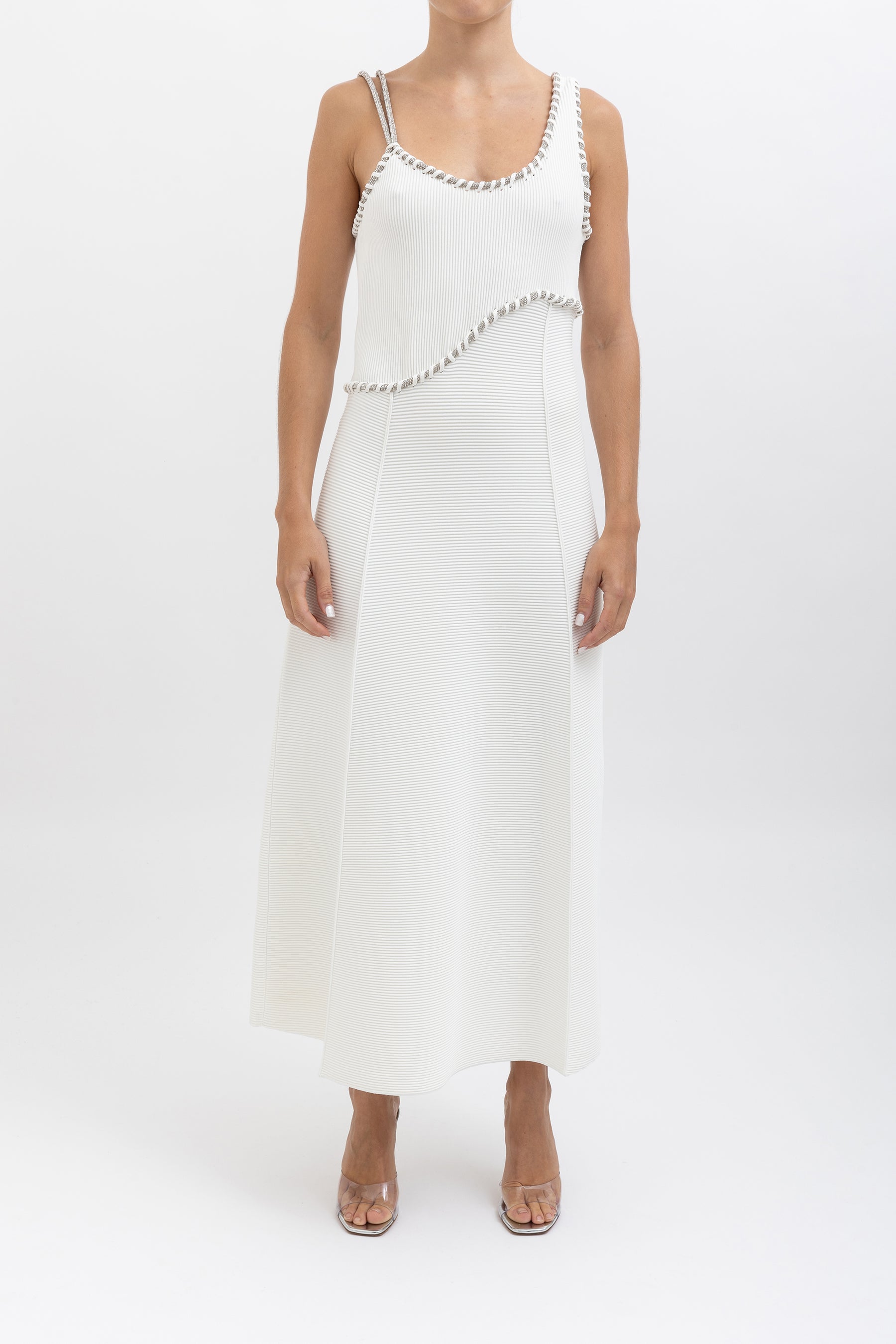 Carve Abstract Knit Midi Dress