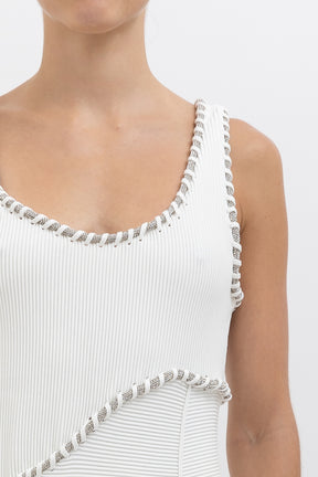 Carve Abstract Knit Midi Dress