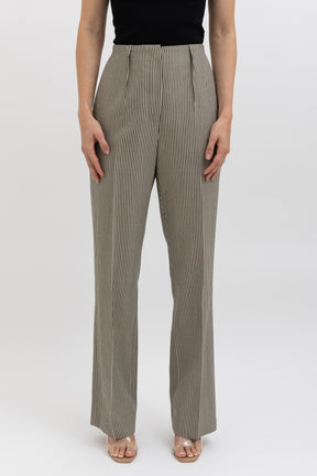 Checked Wool Pant