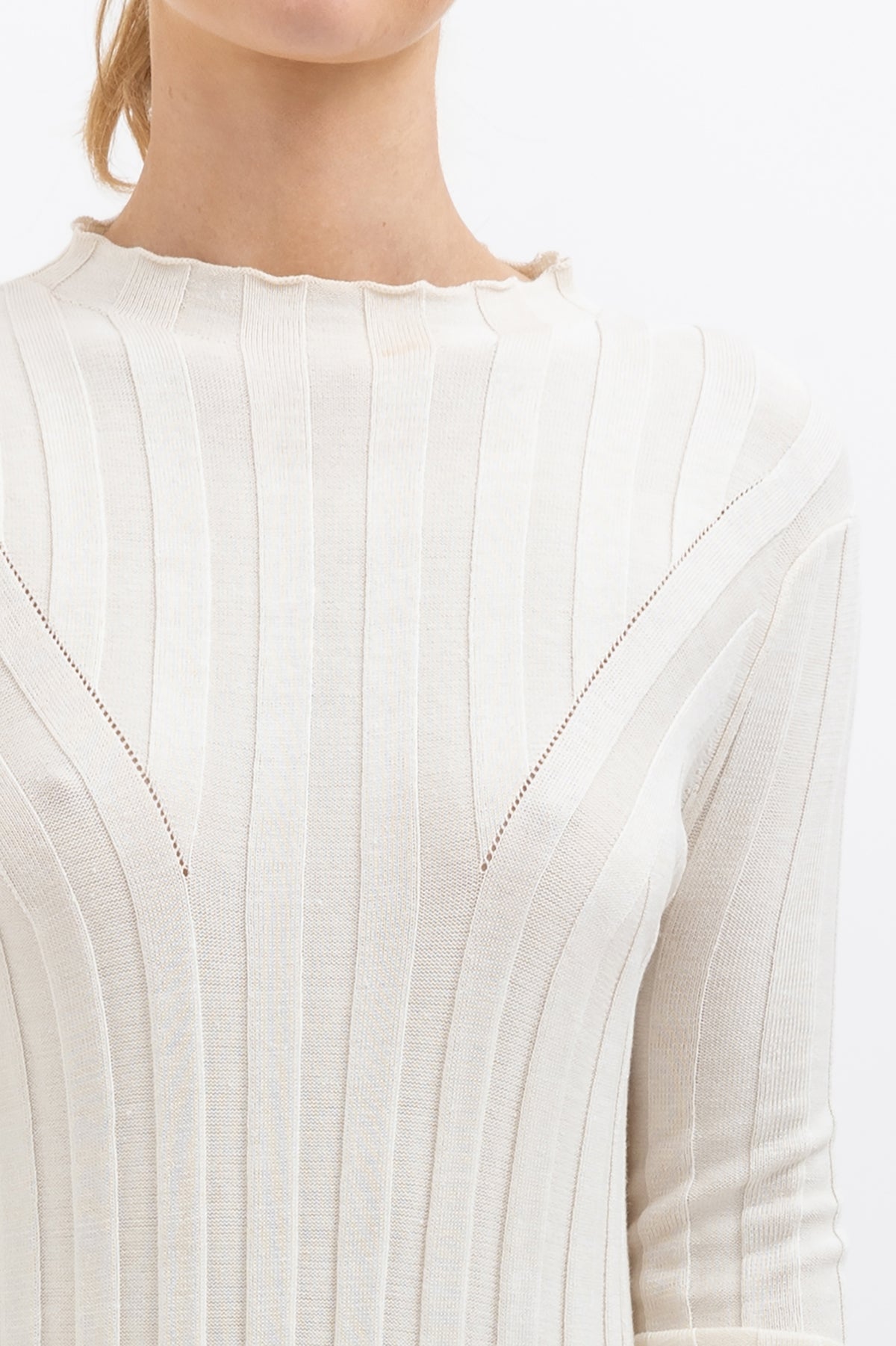 Linen Silk Sweater Dress