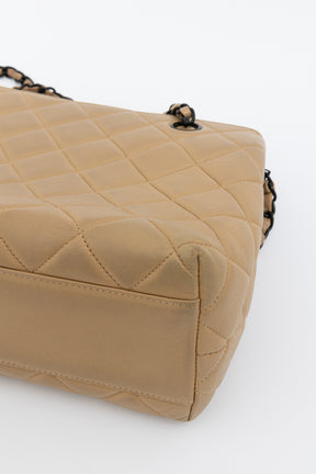 Quilted Zip Tote Bag