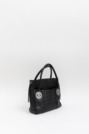 Button Mini Tote Bag
