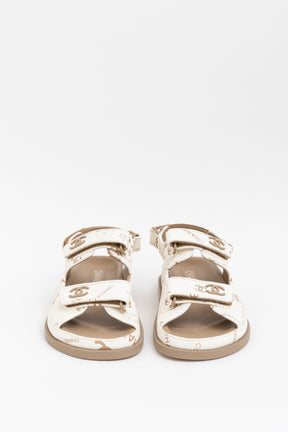 Chanel CC Velcro Dad Sandals