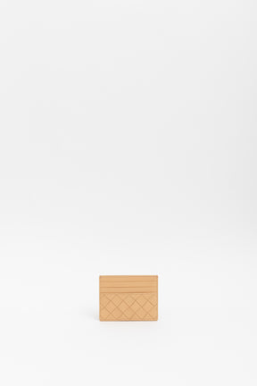 Intrecciato Leather Cardholder