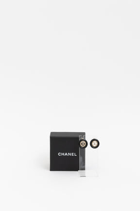 Round CC Stud Earrings