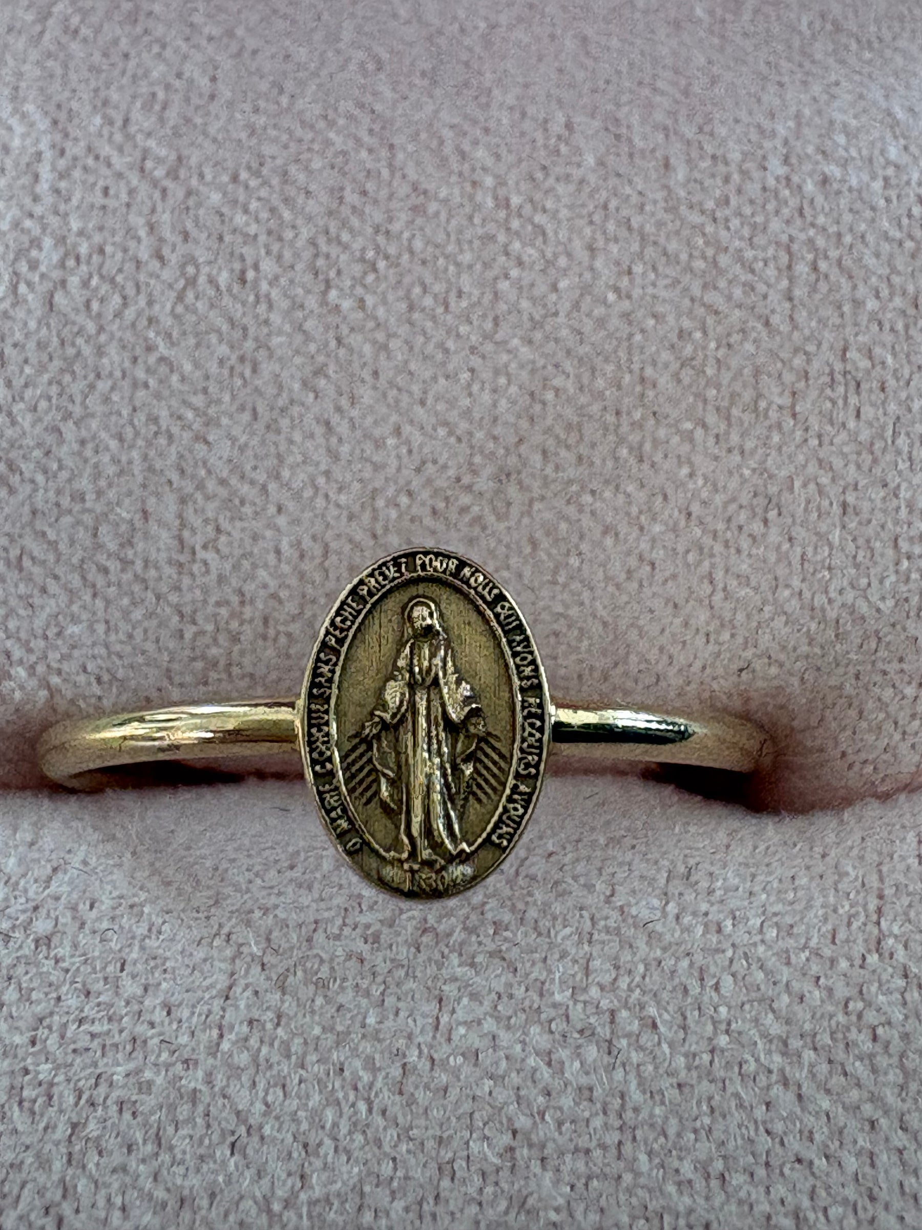Baby Anything Gold Medallion Ring