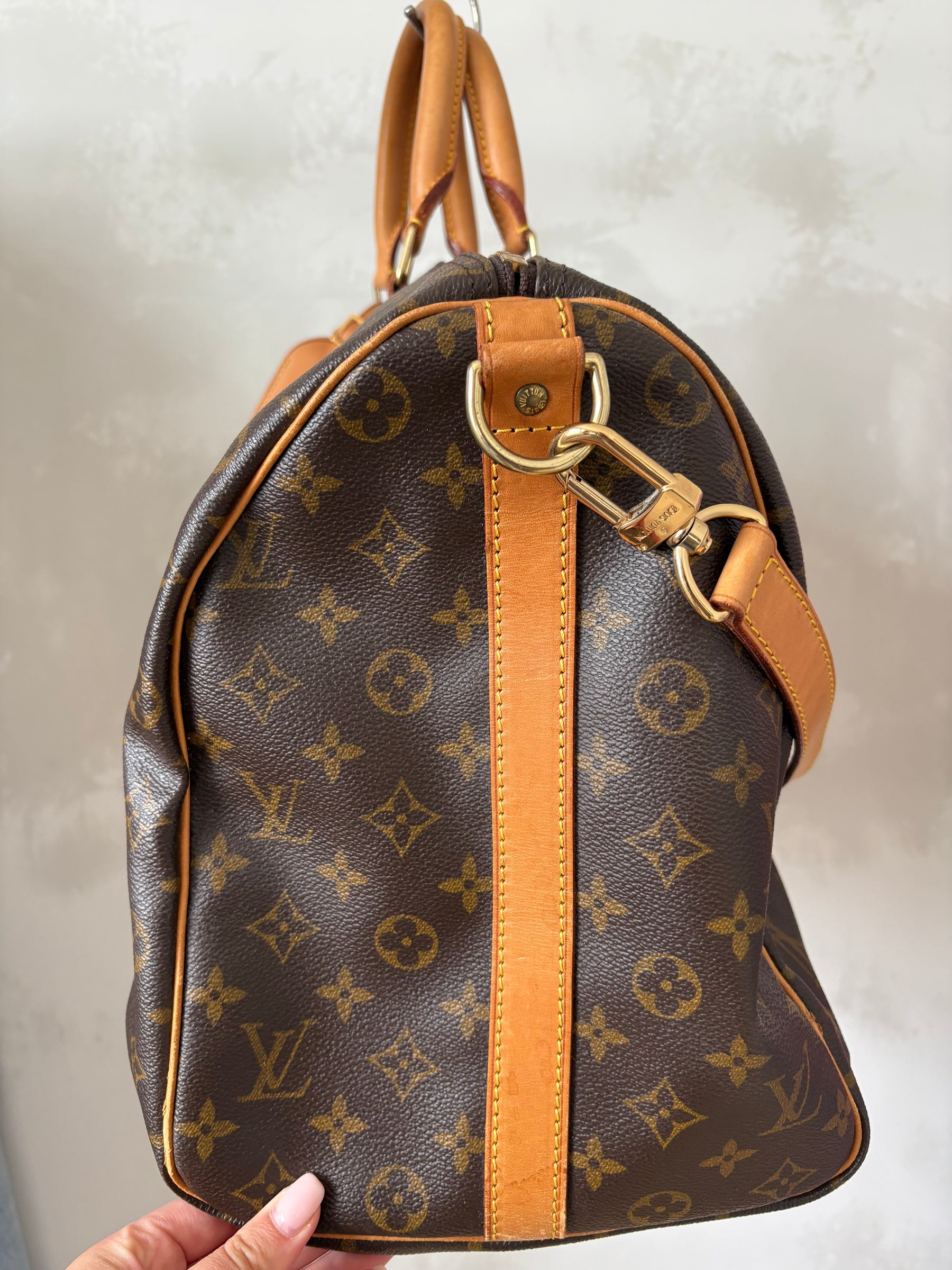 Louis Vuitton Canvas Monogram Keepall Bandouliere 50