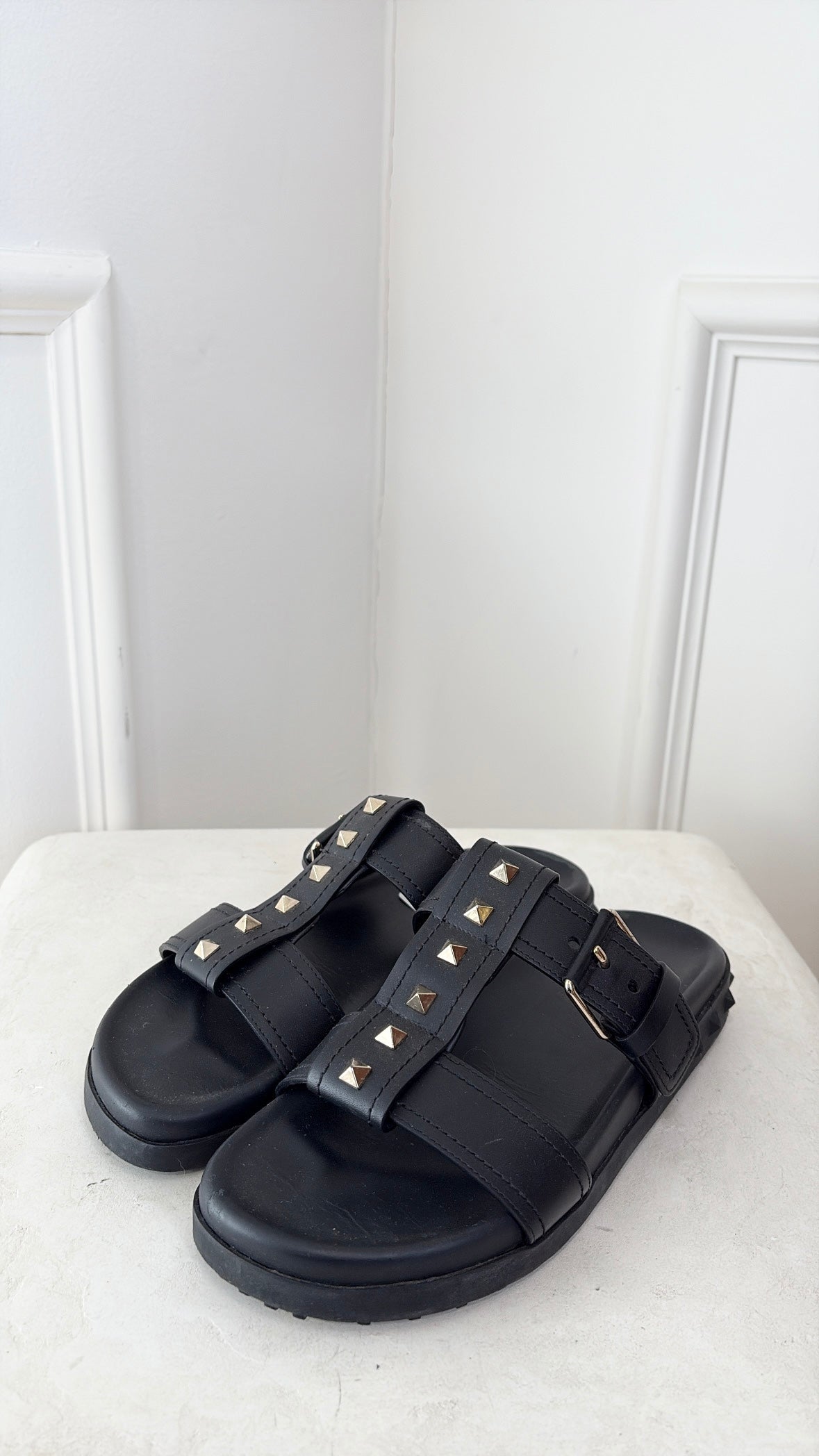 Valentino Garavani Rockstud Sandals Black, 36