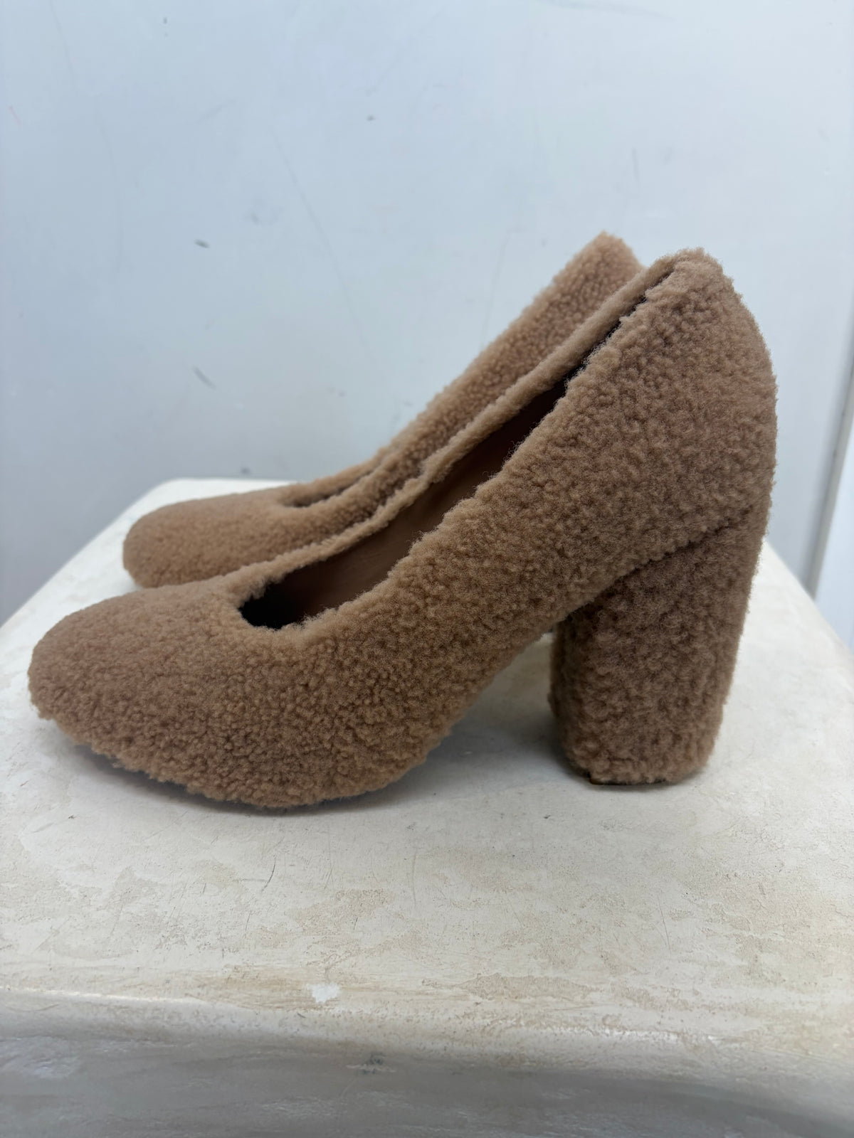 Scanlan Theodore Shearling Pumps Beige, 40