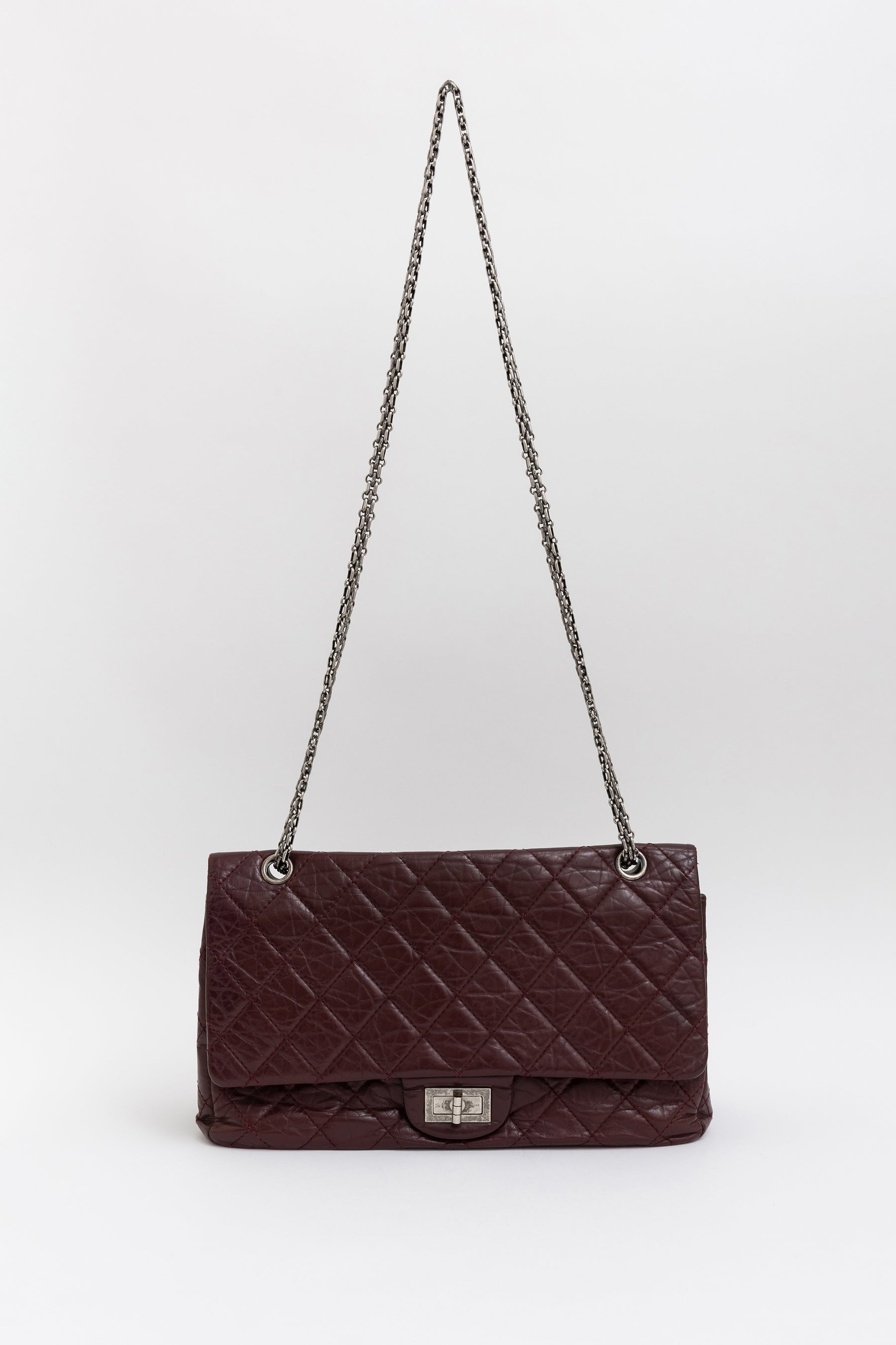 Burgundy 2.55 Reissue 227 Flap Bag