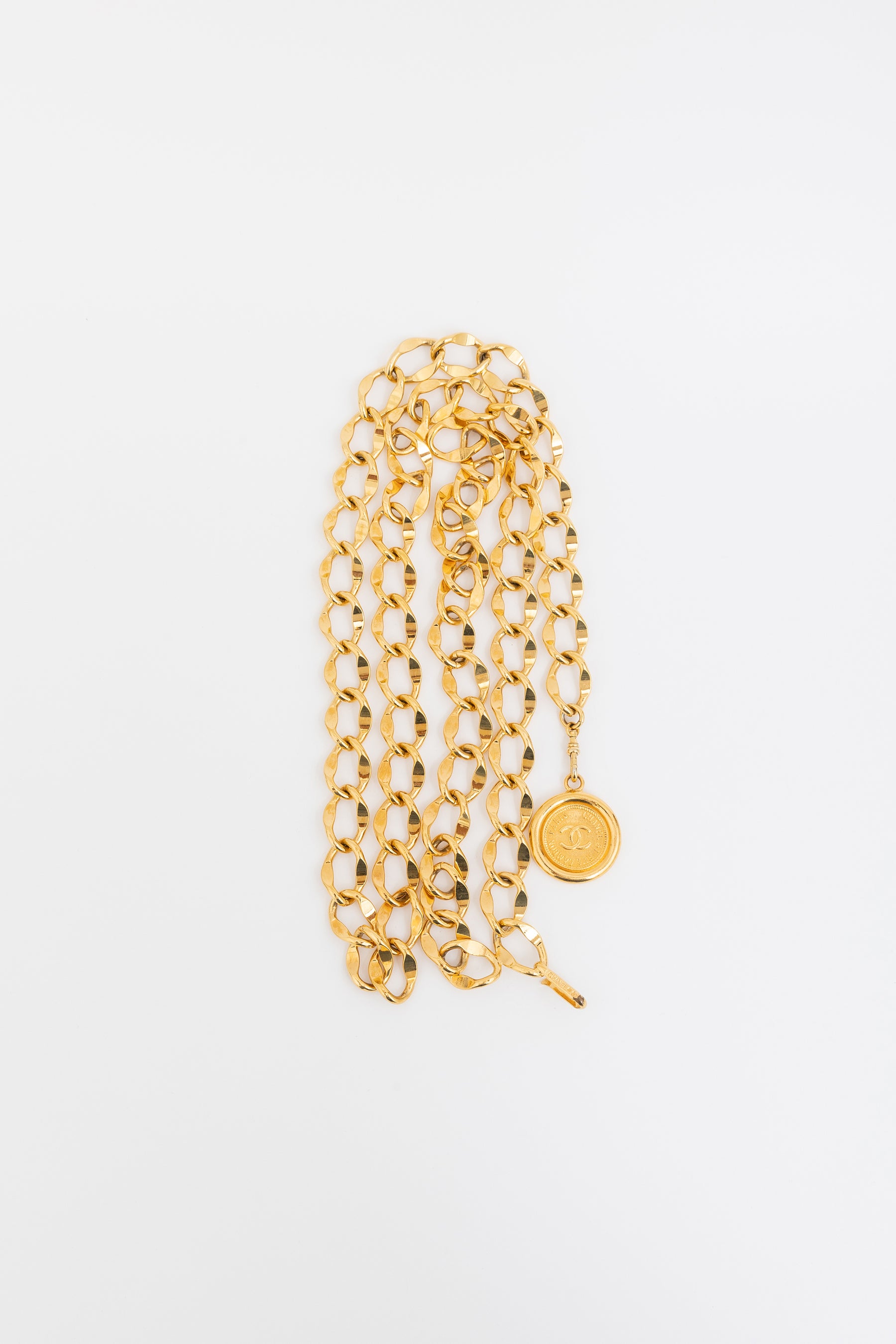 Vintage Gold Chain Link Belt