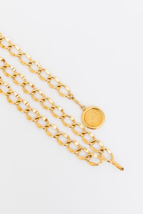 Vintage Gold Chain Link Belt