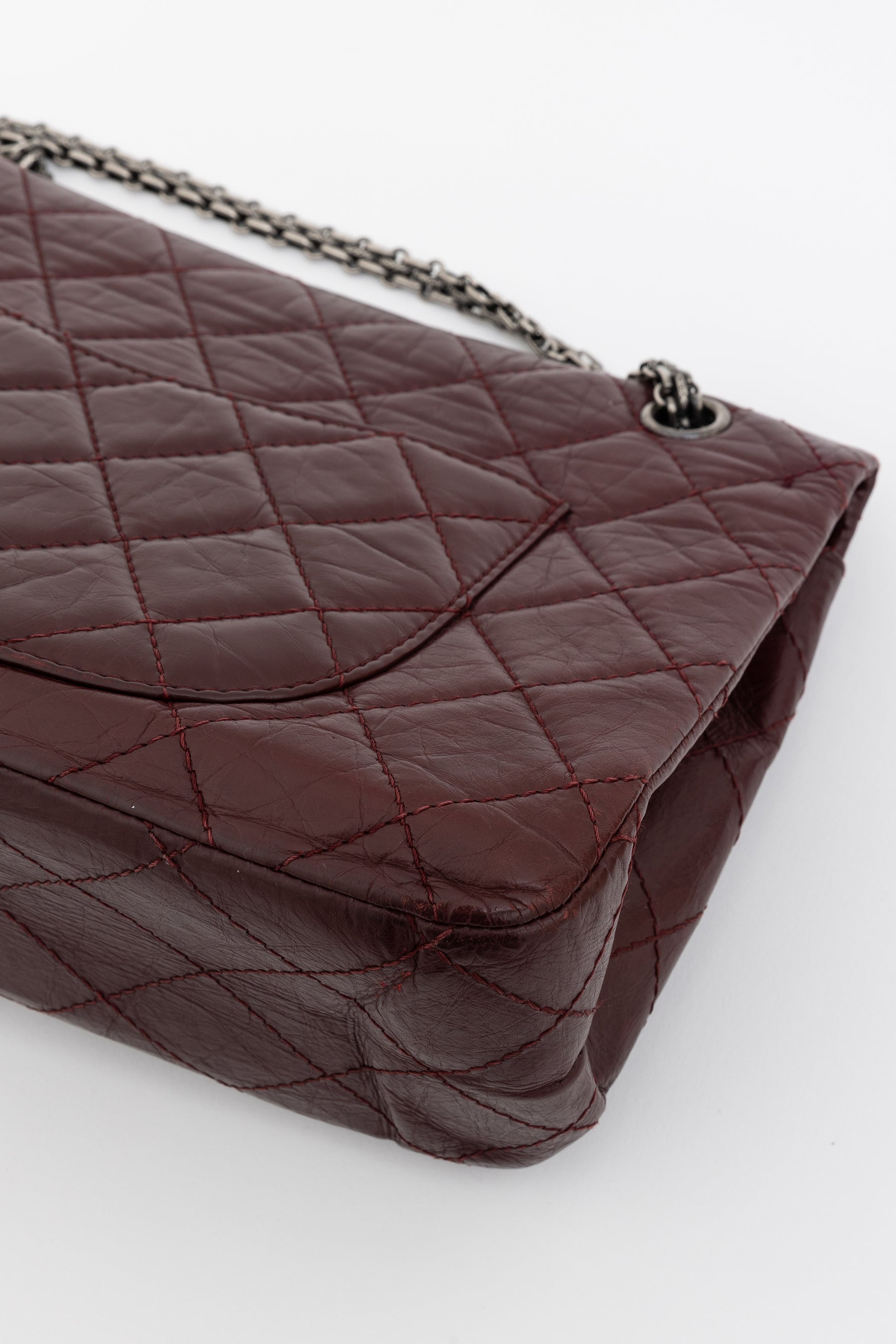 Burgundy 2.55 Reissue 227 Flap Bag
