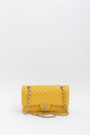 Chevron Medium Classic Flap Bag