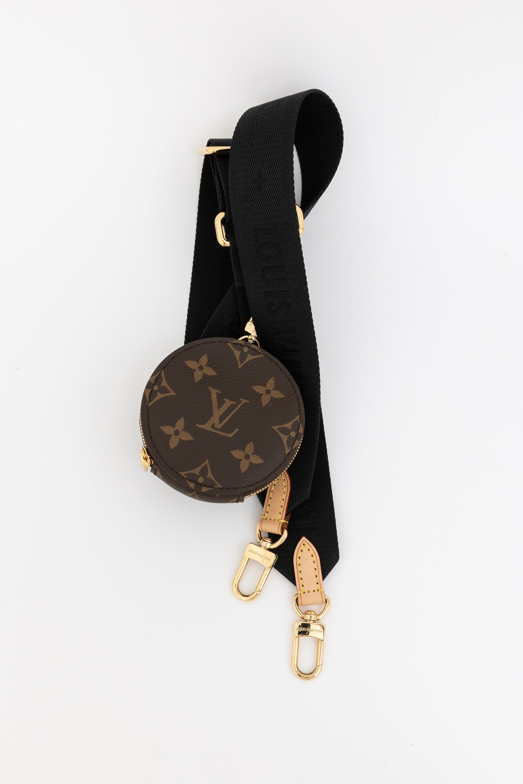 Bandoulière Bag Strap With Round Monogram Purse