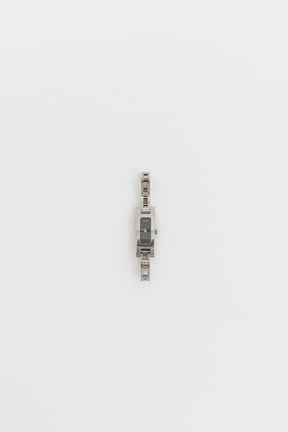 Silver Rectangular Chain Watch