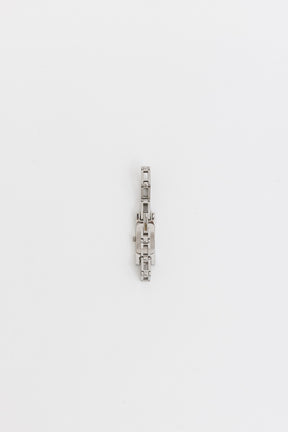 Silver Rectangular Chain Watch
