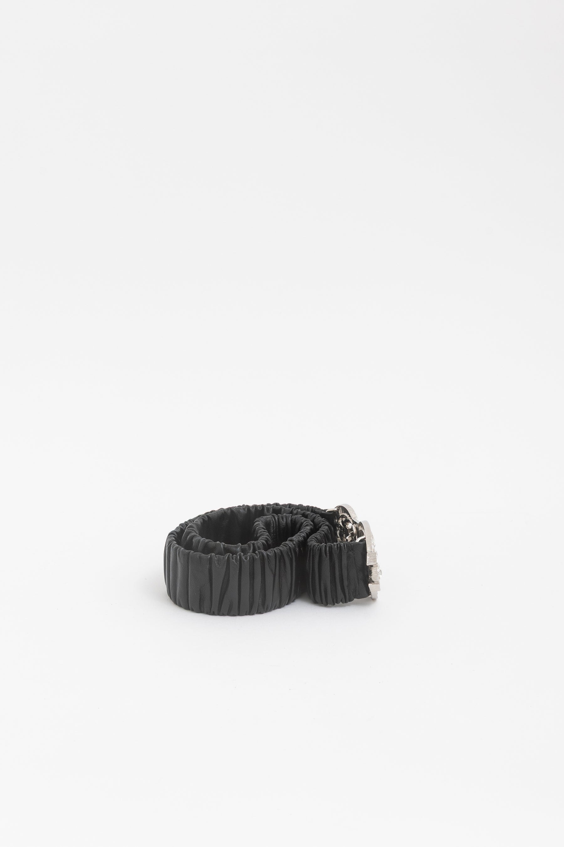 Crystal Logo Buckle Belt