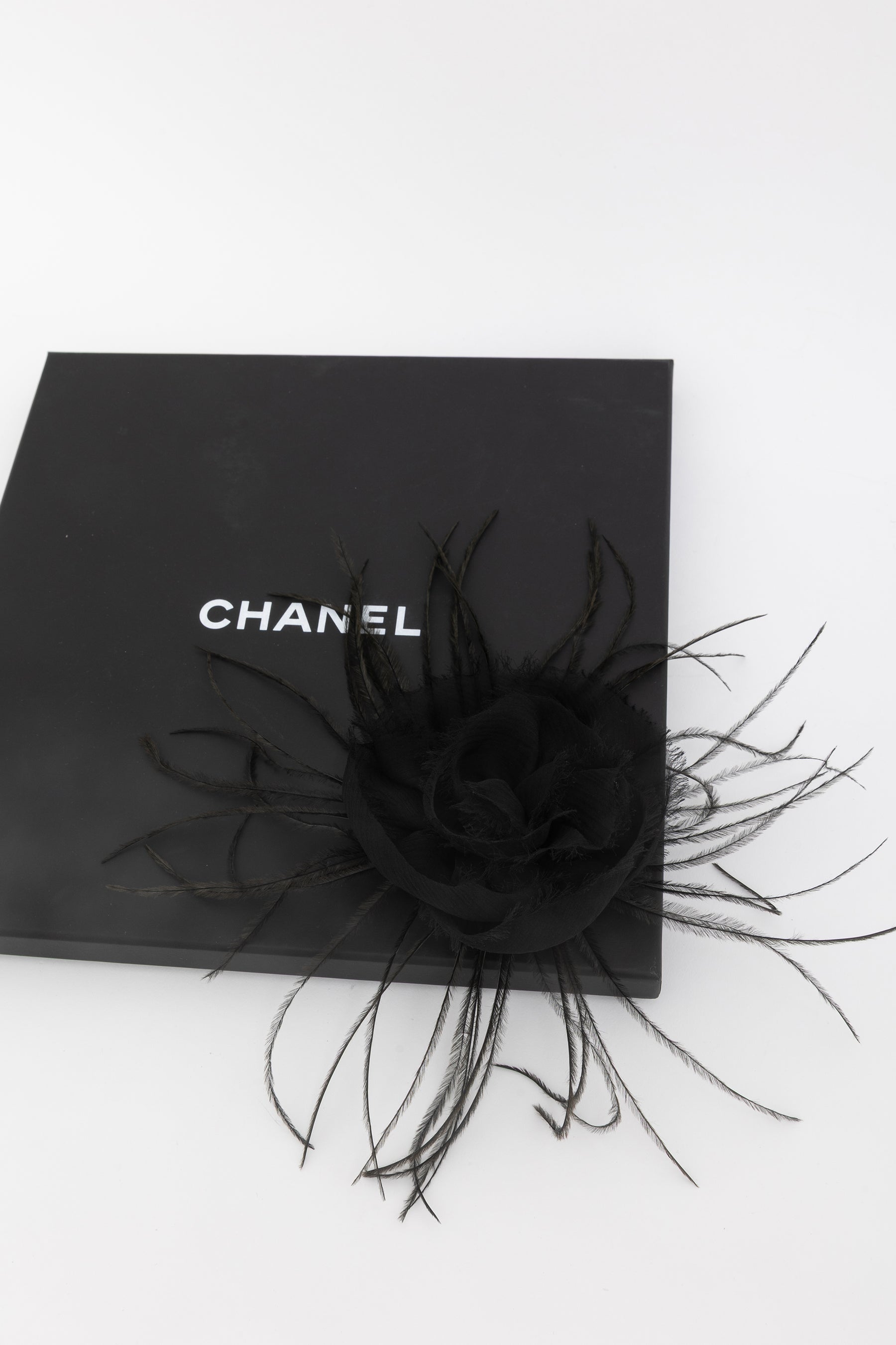 Camellia Feather Brooch
