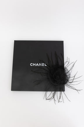 Camellia Feather Brooch