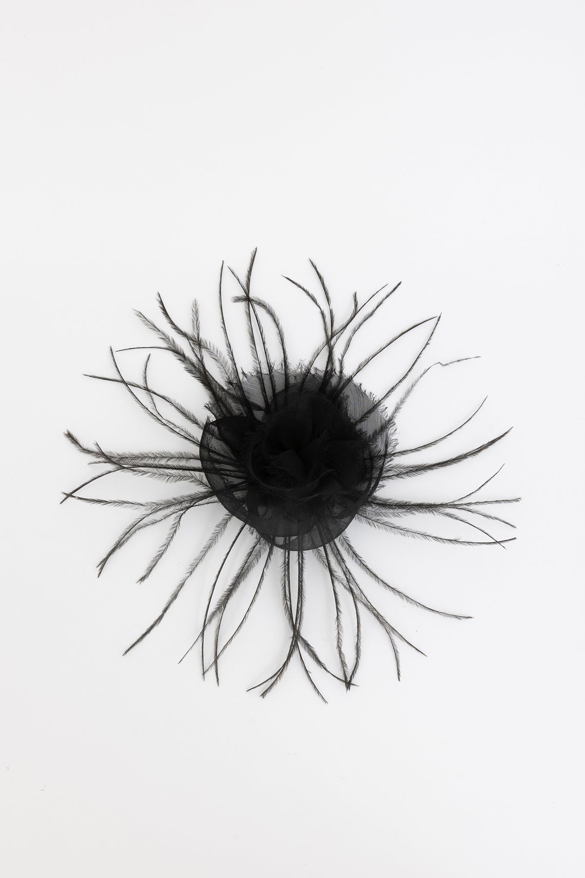 Camellia Feather Brooch