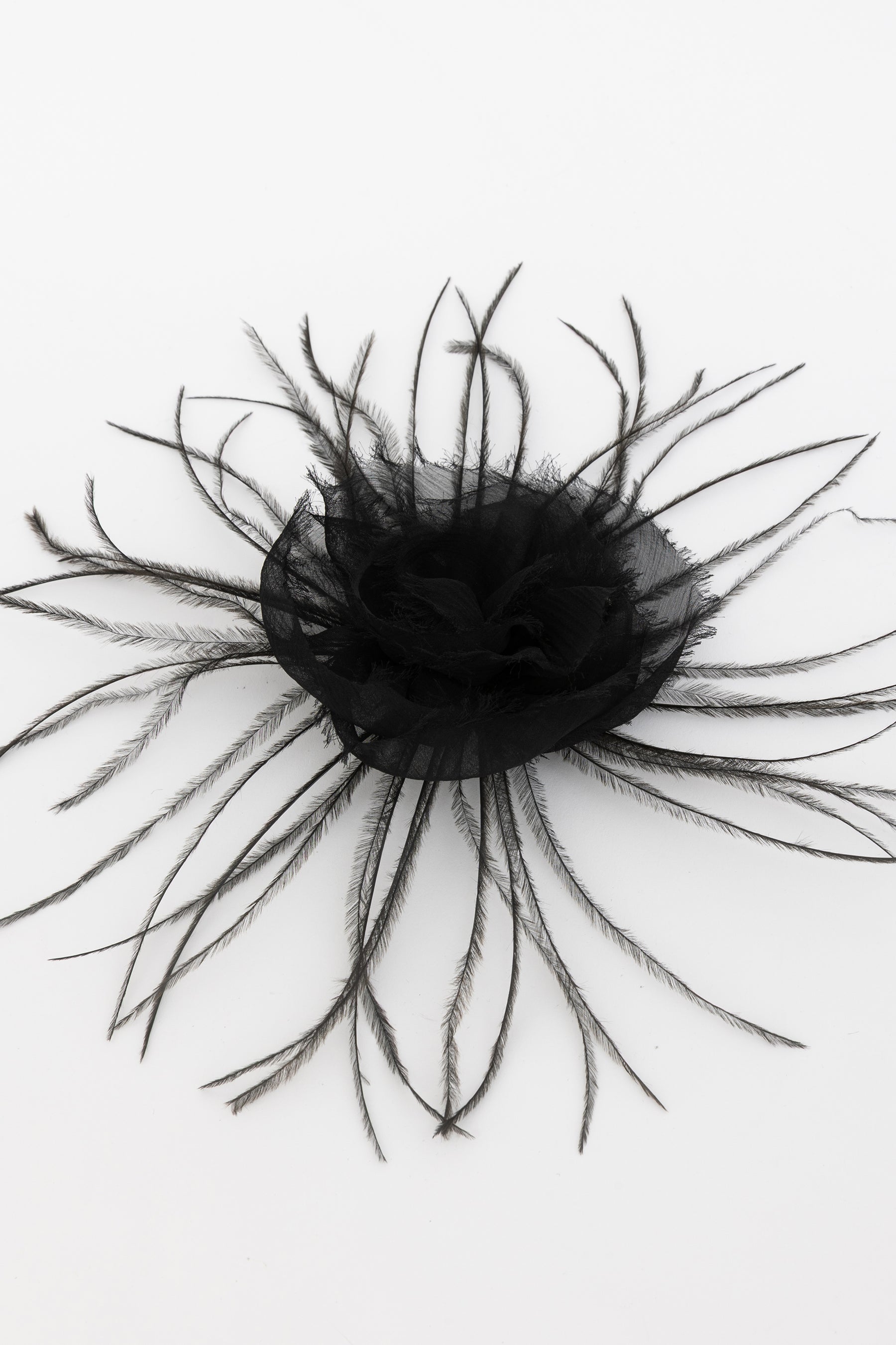 Camellia Feather Brooch