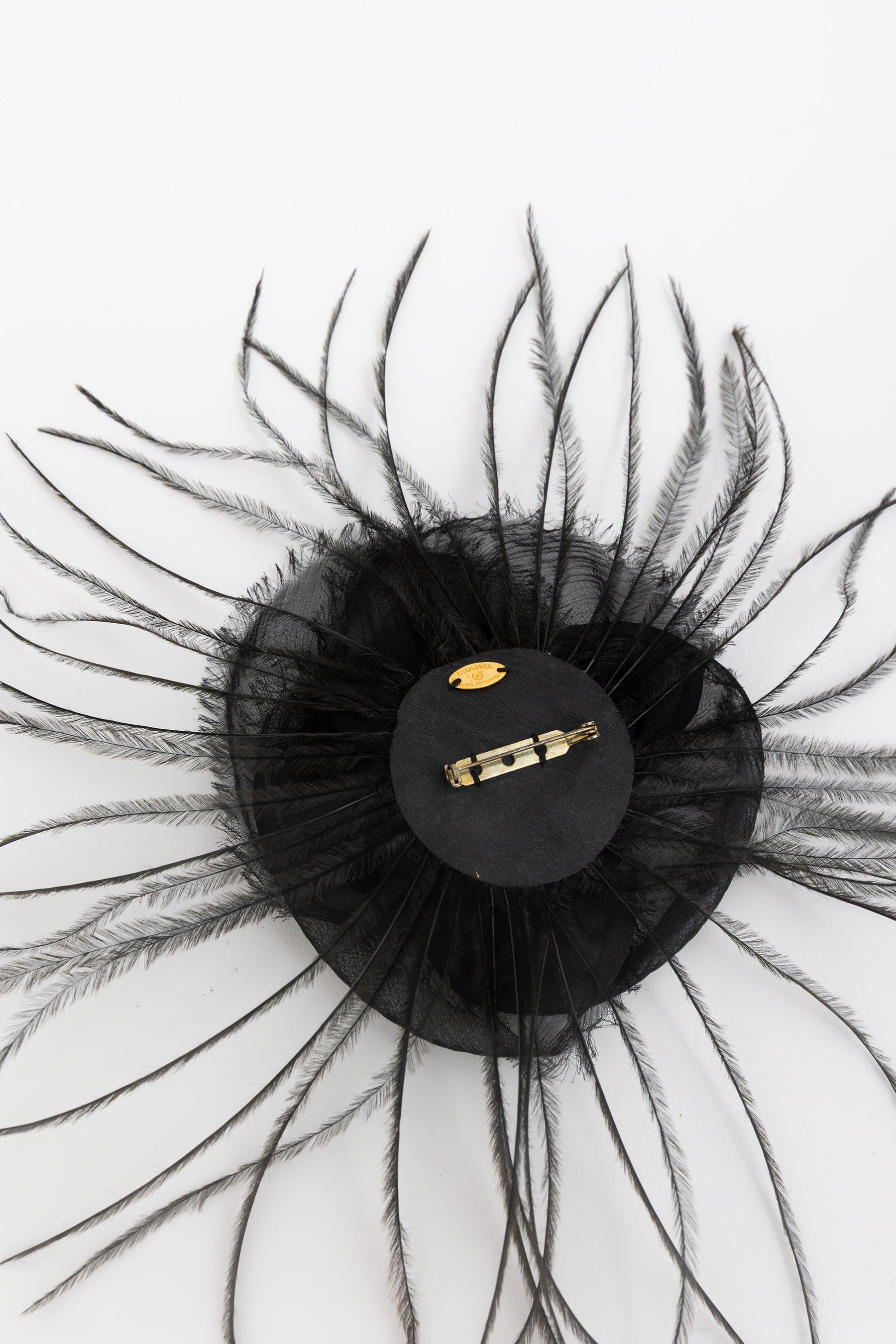 Camellia Feather Brooch