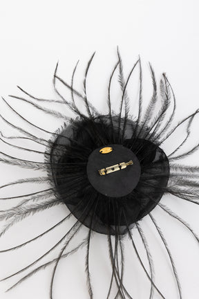 Camellia Feather Brooch