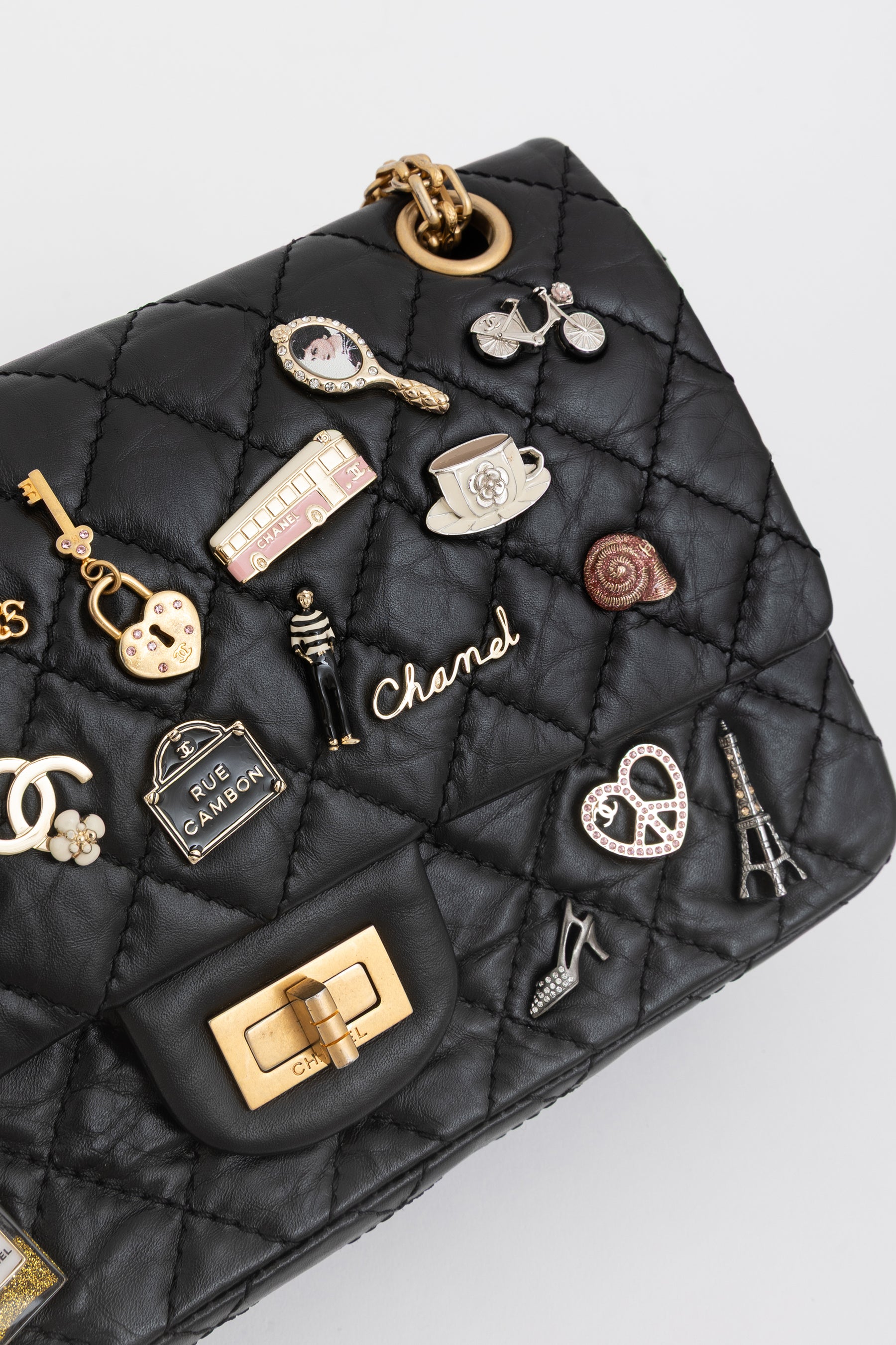 Paris Charm Reissue Flap Bag