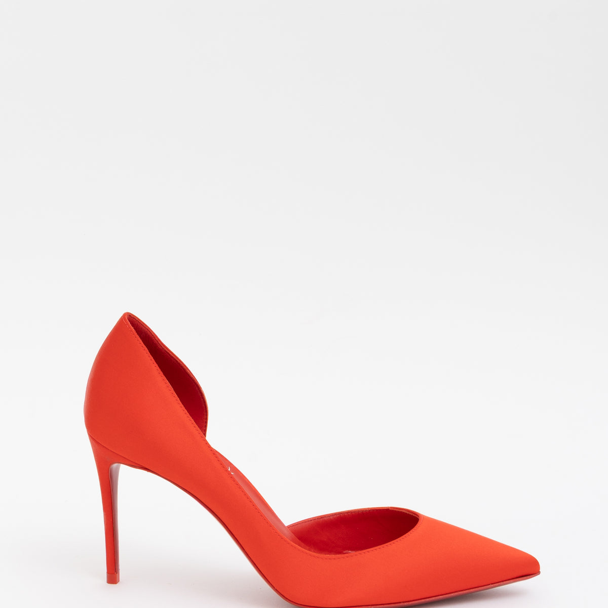 Christian Louboutin Iriza Silk Satin Pumps Red