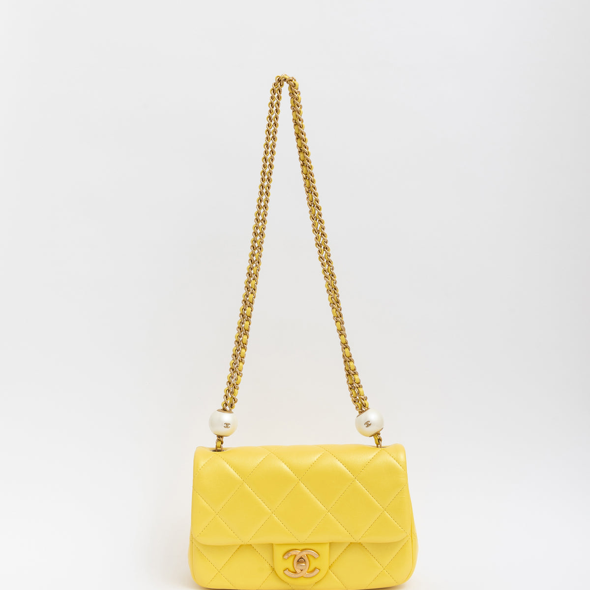 Chanel Twin Pearl Flap Bag