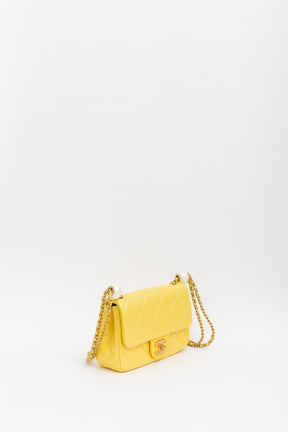 Twin Pearl Flap Bag