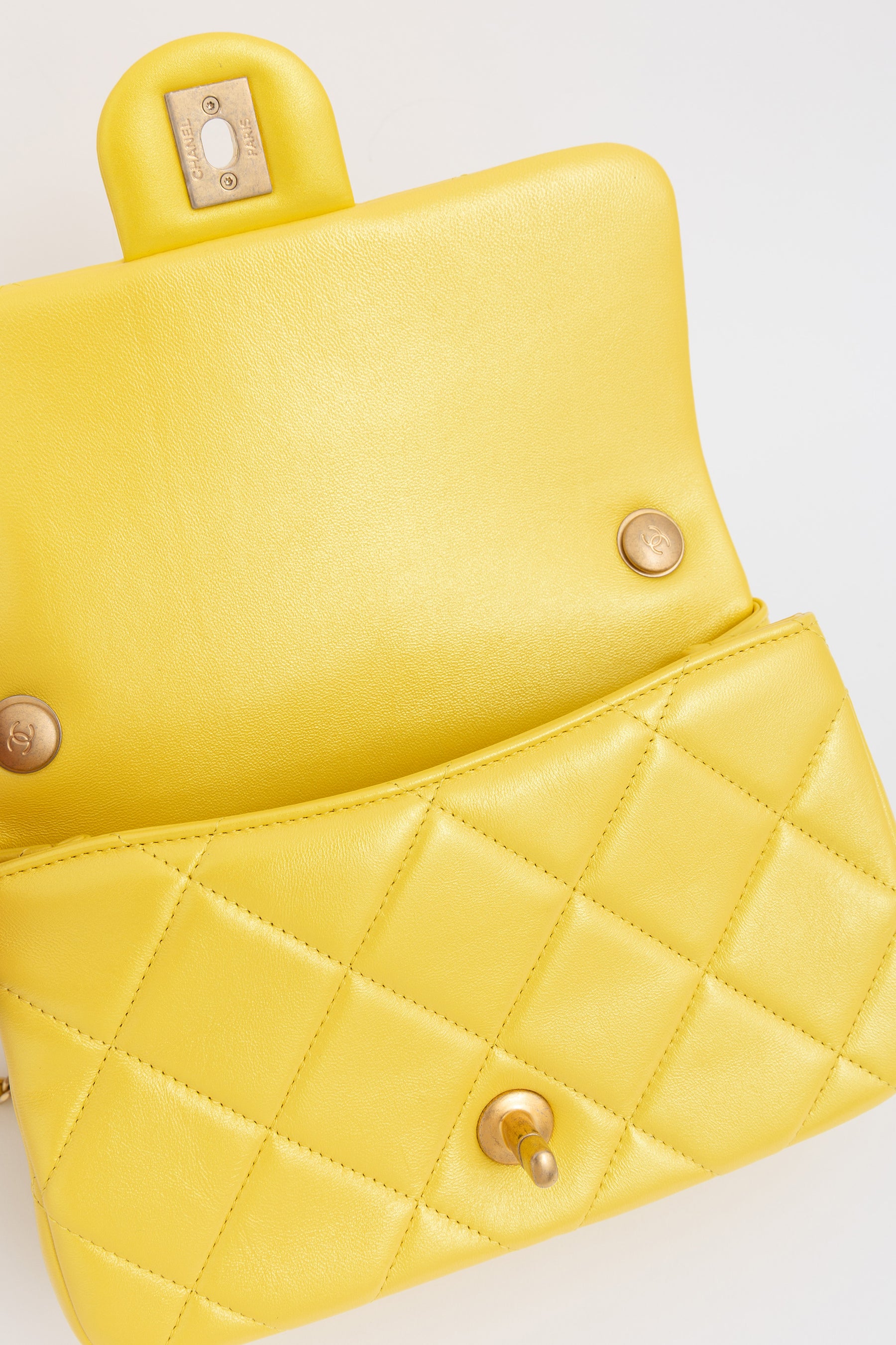 Twin Pearl Flap Bag