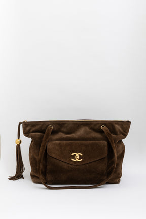 Suede Vintage CC Tote